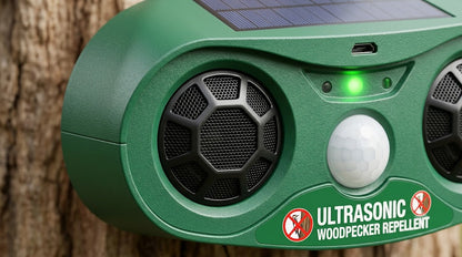 Solar-Powered Motion Sensor Bird Deterrent