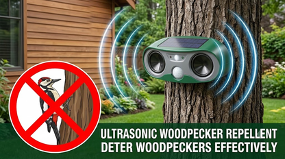 Solar-Powered Motion Sensor Bird Deterrent