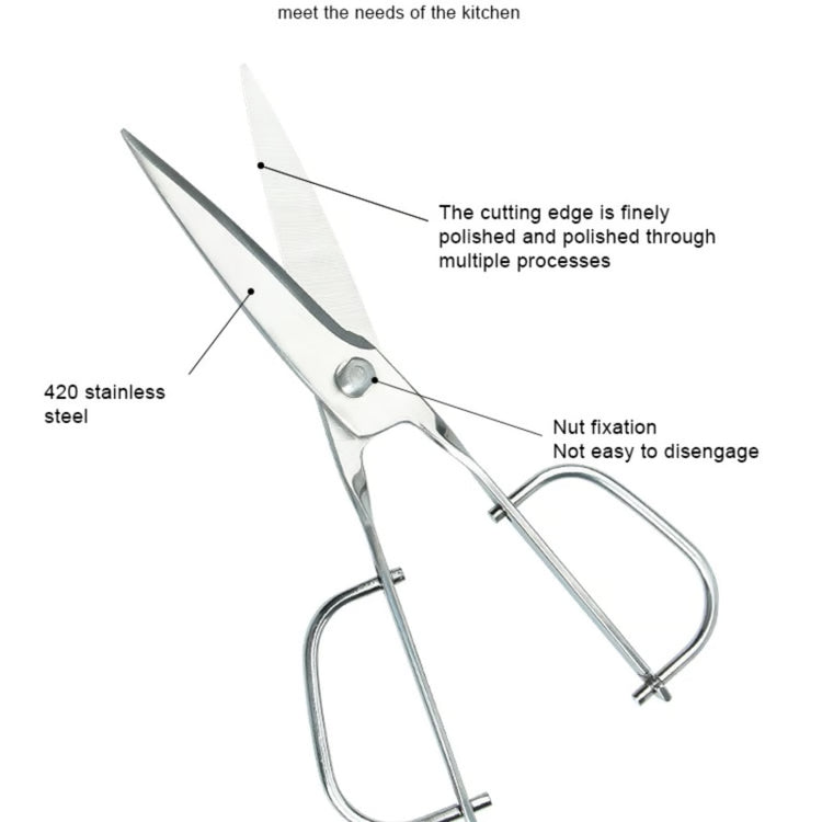 Heavy Duty Kitchen Shears Stainless Steel Detachable Food Scissors for Kitchen & BBQ