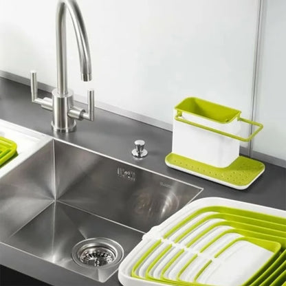 Space Saving Kitchen Sink Organizer Shelf