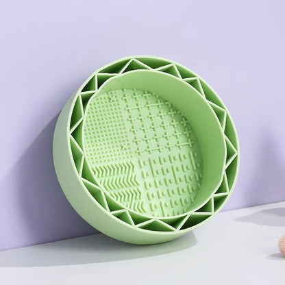 Multi Functional Makeup Brush and Beauty Sponge Cleaning Bowl