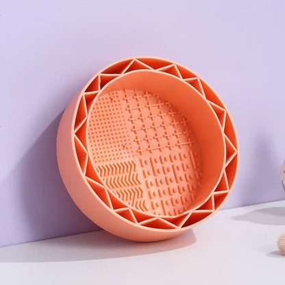 Multi Functional Makeup Brush and Beauty Sponge Cleaning Bowl