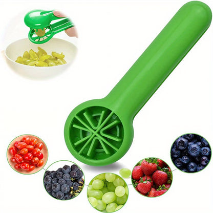 Manual Fruit Slicer & Grape Cutter – Easy Baby Food Prep Tool