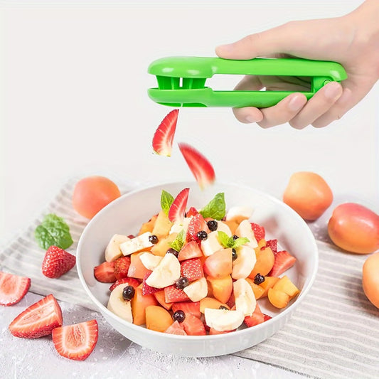 Manual Fruit Slicer & Grape Cutter – Easy Baby Food Prep Tool