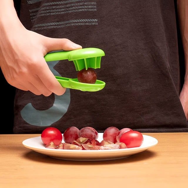 Manual Fruit Slicer & Grape Cutter – Easy Baby Food Prep Tool