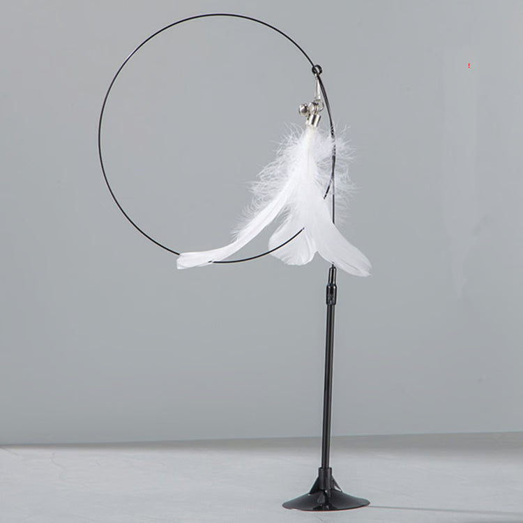 Interactive Cat Toy: Feather Teaser for Endless Fun & Bite-Resistant Play | Pet Supplies