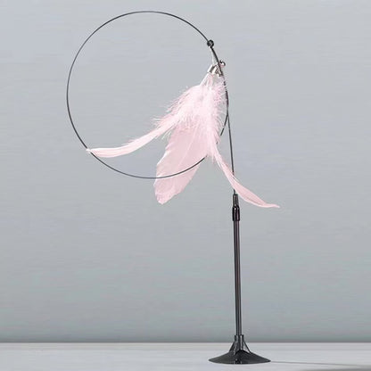 Interactive Cat Toy: Feather Teaser for Endless Fun & Bite-Resistant Play | Pet Supplies