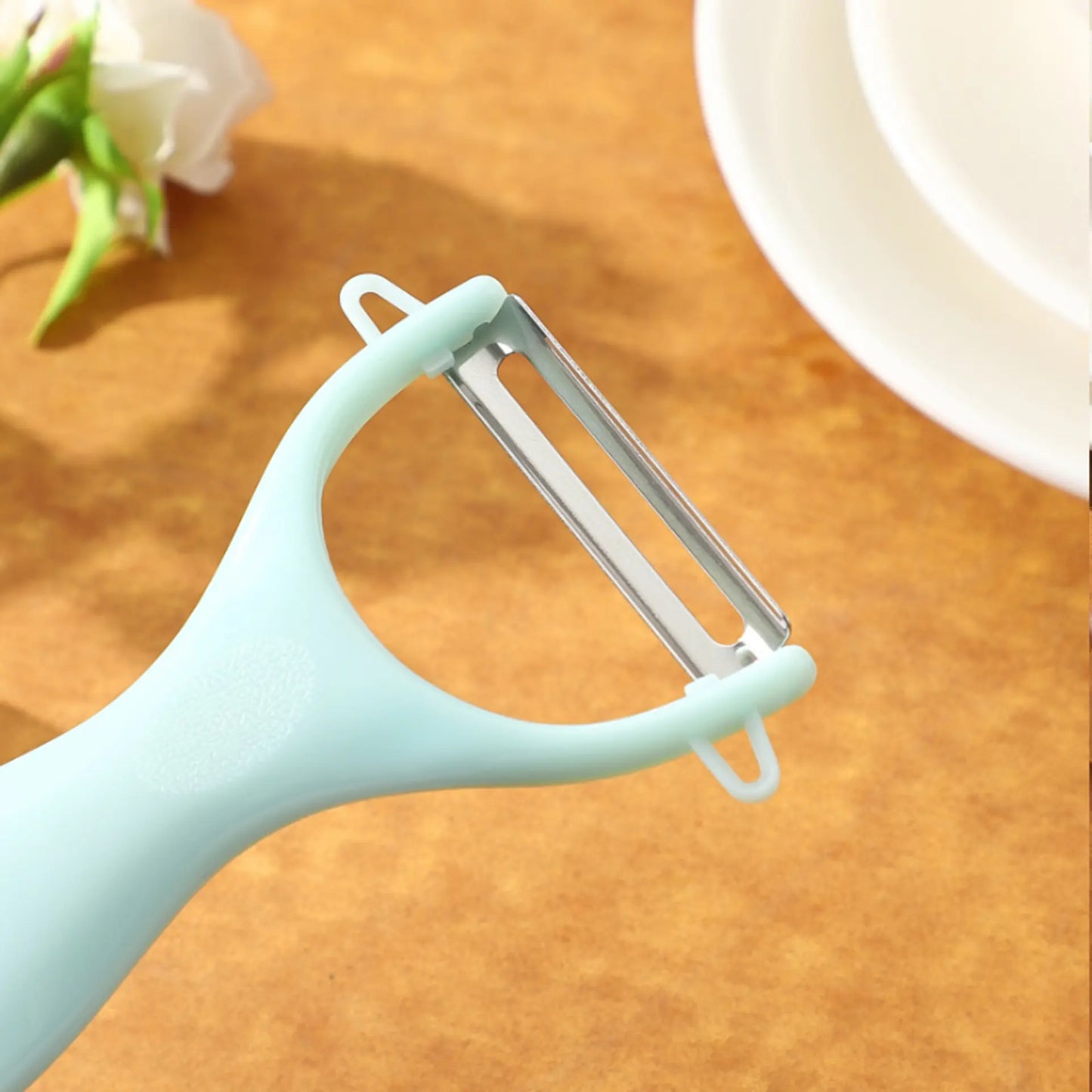 Most Reviewed Kitchen Master Stainless Steel Vegetable Peeler Ergonomic Potato Peeler for Effortless Kitchen Prep