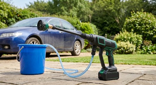Portable Cordless Power Washer with Adjustable Spray Nozzle